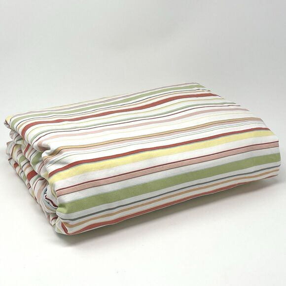 Vintage Ralph Lauren Queen Full Double Harbor View Striped Duvet Cover Cotton - Picture 1 of 6